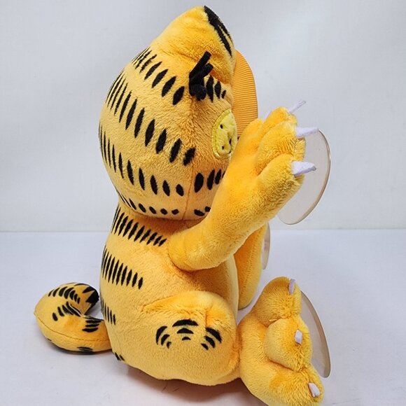 Garfield Plush Toy With Suction Cups 8" Officially Licensed Nickelodeon NEW - Picture 5 of 10
